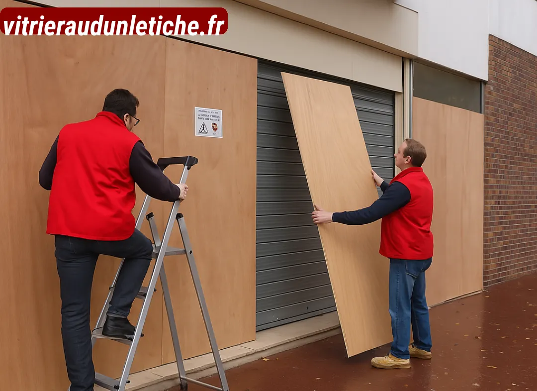 Mise en sécurité fermeture provisoire Audun-le-Tiche
