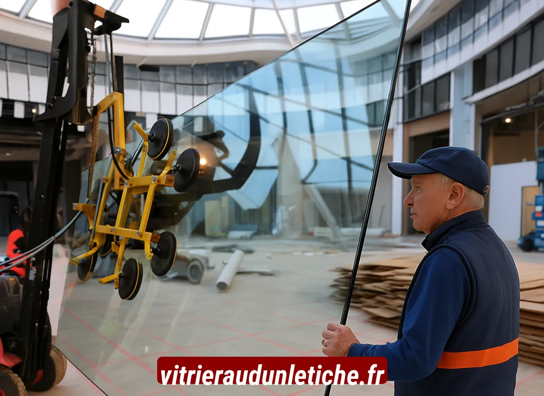 Remplacement de vitrine magasin Audun-le-Tiche
